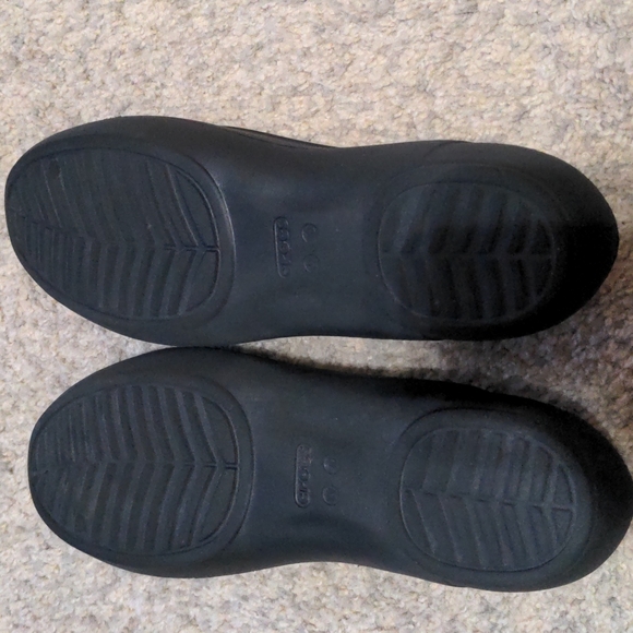Crocs Kelli Black Flats Size 10 Like New! - Picture 6 of 11